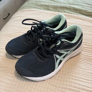 Asics Gel Contend 7 Women's Size 7 Running Shoes Blue Athletic Trainer Sneakers